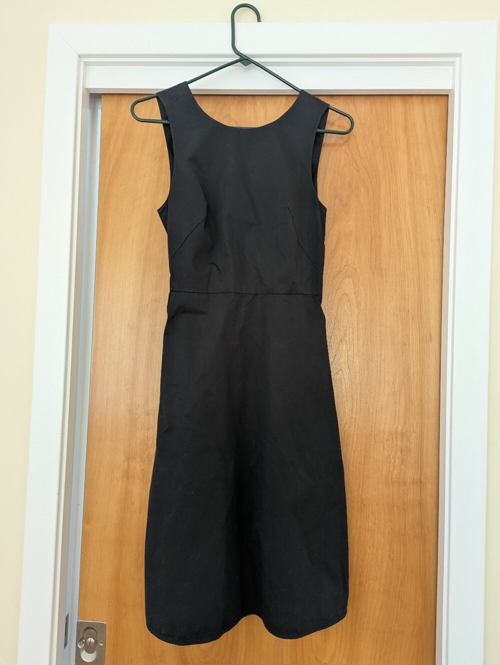 Everlane Classic Black Sleeveless Sheath Dress